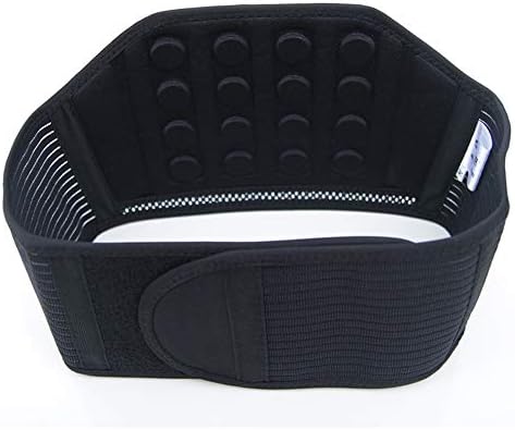 17 Magnets Lumbar Brace Belt - Magnetic Lower Back Support Pain Relief Back Spasms, Sciatica, Slipped Disc, Hernia, for Men and Women (Size : XL)