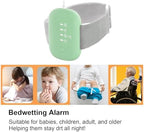 Bed Wetting Alarm for Kids, USB Rechargeable, Pee Alarms with Loud Sound & Strong Vibration, Potty Training for Children,Green