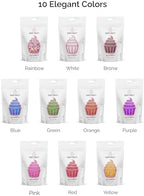 Cake Craft Sprinkles – 3-Pack (100g Each) | Decorating Cakes, Cupcakes, Cookies & More | Green – Jimmies