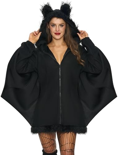 Spooktacular Creations Black Bat Costume Women, Halloween Costumes for Adults