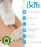 Depil Bella Brazilian Roll On Wax Honey and Propolis Depilatory | Body Waxing, Hair Removal Wax-Cartridge | For Men and Women | Home Self Waxing | Sensitive Skin | Dermatologically Tested | Painless
