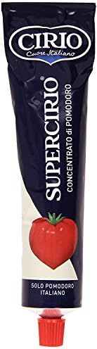 Cirio: "Concentrato Di Pomodoro" Concentrated Tomato Sauce - 4.05 Ounce (130g) Tube (Pack of 4) [ Italian Import ]