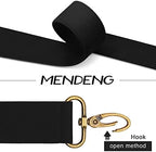 MENDENG Suspenders for Men Heavy Duty Swivel Hooks Retro X-Back Adjustable Brace