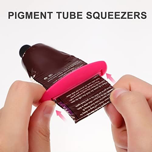Beaupretty 18Pcs Toothpaste Tube Squeezers Plastic Extruders for Small Tubes Cream Paint Travel Bathroom Kitchen Waste Reduction Tool