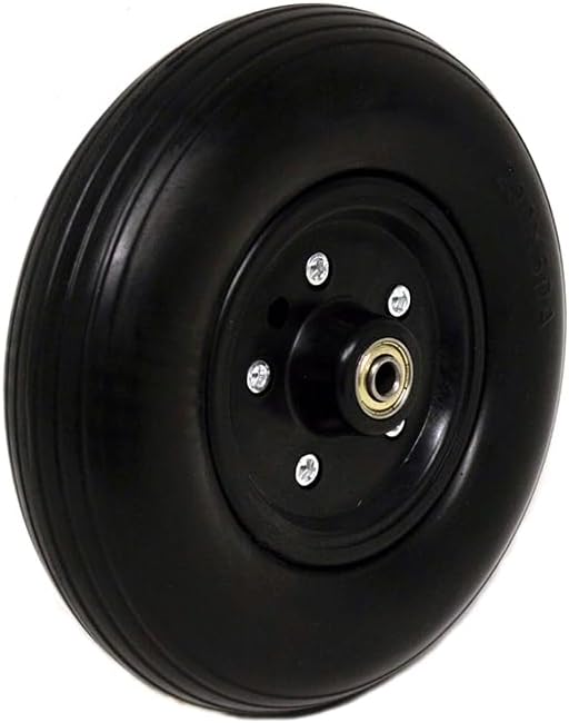 NEW 8" x 2" (200x50) Heavy Duty Wheel (Each) for Jazzy, Pride, Jet Power, Medline, Drive and ALCO Wheelchairs. Firm Tread for Easier Rolling (Black). 5/16" (8 mm) Bearing, 2-3/8" (60 mm) Hub Width