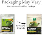 TIAN HU SHAN Matcha Green Tea Powder 3.5oz/100g, Pure Matcha Powder Culinary Grade Unsweetened for Lattes, Cooking, Baking, Vegan 100% Natural （Package May Vary)