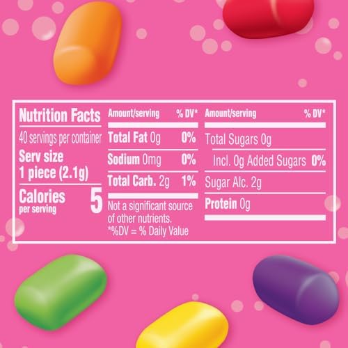 HUBBA BUBBA Minis SKITTLES Flavored Sugar-Free Bubble Gum Packs, Bulk Gum 6-Pack (240 Pieces)