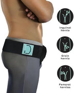 Abdomencare Inguinal Hernia Support Belt for Men & Women with 2 Compression Pads - Hernia Belt for Men Inguinal - For Left or Right Side Inguinal Hernias - Hernia Belts for Men Truss Support - S/M