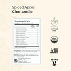 Yogi Tea Spiced Apple Chamomile - Organic Chamomile Tea - Relaxation Blend - Caffeine-Free - Includes Cinnamon, Ginger, Licorice & More - 16 Tea Bags Per Pack (4 Packs)