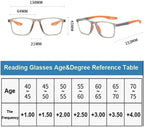 Sport Intelligent Photochromic Progressive Bifocal Presbyopia Glasses, Chromoscope. Reading Glasses, Unisex Reading Glasses