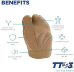 OrthoSleeve Turf Toe Brace TT3 specifically designed to treat and prevent Hallux Limitis and relieve pain from big toe fractures (S/M Left Foot)