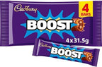 Cadbury Boost Chocolate Bar 4pk 126g (Pack of 3)