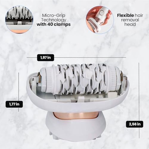 Anakel Home Hair Removal Head Replacement 81719648 Compatible with Braun Epilator Silk-épil 9 Flex, Type 5380 | for Models 9001, 9002, 9003, 9010, 9020, 9030, 9100, 9200, 9300