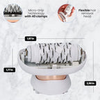 Anakel Home Hair Removal Head Replacement 81719648 Compatible with Braun Epilator Silk-épil 9 Flex, Type 5380 | for Models 9001, 9002, 9003, 9010, 9020, 9030, 9100, 9200, 9300