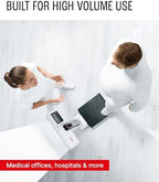 Seca 777 Medical Scale – Professional Physician Scale - Accurate Weight with Consistent Results and BMI - Eye Level Height Rod and Tilt Proof Safety - Weight Capacity 550 lbs / 220 kg