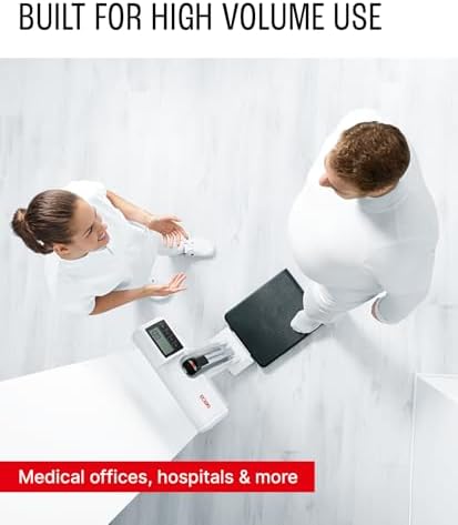 Seca 777 Medical Scale – Professional Physician Scale - Accurate Weight with Consistent Results and BMI - Eye Level Height Rod and Tilt Proof Safety - Weight Capacity 550 lbs / 220 kg