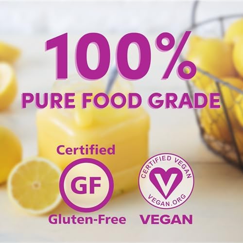 Lemi Shine 100% Citric Acid Powder l Pure Food-Grade Flavor Enhancer & All-Natural Preservative | Fragrance Free Citric Acid for Mini Bath Bombs, Cooking, & Canning, 8 oz. Bag