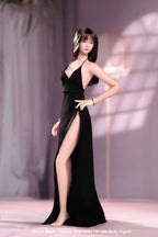 Fremego 1/6 Scale Female Body,12inch Super Flexible Seamless Female Figure Body Makeup Version with Undetachable Feet Tall and Slender Miniature Action Figure (Pale Skin)