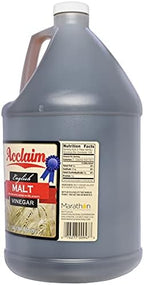 Acclaim English Malt Vinegar, All Natural, 128 Ounces (1 Gallon) - 5% Acidity