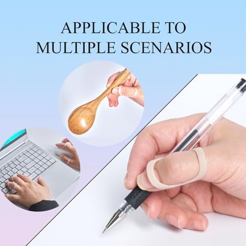 Oval Finger Splint 8 pcs, Finger Splints for Arthritis, Mallet Finger, Trigger Finger Splint, hypermobility(EDS) finger For Thumb/Middle,/Index/Pinky or Ring Finger (Large(5,6,7,8,9,10,11,12))