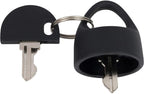 Deluxe Easy Pull Key Set for Pride Mobility Scooter - Premium Replacement Keys (Set of 2) for Pride Go-Go Sport Elite Traveller, Pride Victory, Revo, Zero Turn, Legend, GoGo Ultra LX Power Wheel Chair