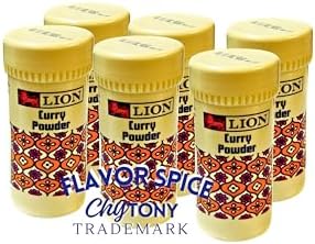 Lion Curry Powder 25g PACK OF 6 | With Flavor Spice Thyme 1.8oz | 1 PACK