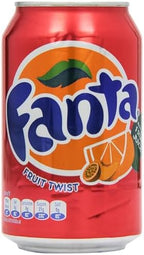 Fanta Fruit Twist Soft Drink Soda 330 ml Each Can (6)