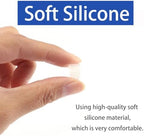 Adhesive Nose Pad, 10 Pairs Eyeglass Nose Pads Stick On Silicone Anti-Slip for Glasses Sunglasses,Clear,1.0mm
