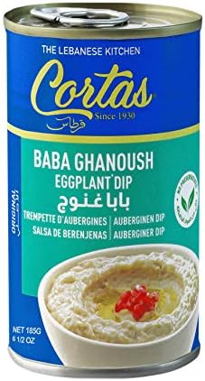 Cortas - Baba Ghanoush Eggplant Dip, 6.5 oz (Pack of 6)