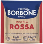 Caffè Borbone Espresso Paper Pods, Red Blend, Strong and Creamy, Dark Roast ESE Pods, Authentic Italian Espresso - 150 Count