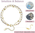 Farfume Crystal Bracelet Beaded Bracelets 4mm Natural Stone Beads Gemstone Handmade Jewelry Valentine's Day Gifts