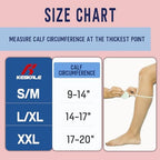 Compression Socks for Men & Women 20-30 mmHg Knee High -Best Support for Medical, Athletic, Sports, Travel (1/2Pairs)