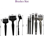 Small Anti Static ESD Safe Cleaning Dust Brush Kit for Phone Computer Keyboard Laptop Screen Camera Lens,ESD Precision Plastic Tweezers Set,Microfiber Cleaning Cloths,Air Blow Cleaner