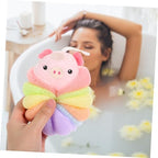 2pcs Exfoliating Animal Shape Bath Scrubber Balls Durable Pe Body Wash Sponges for Gentle Cleansing and Massage Cute Designs