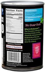 Biodynamic & Organic Unsweetened Coconut Cream | Case of 6 x 13.5 fl oz cans
