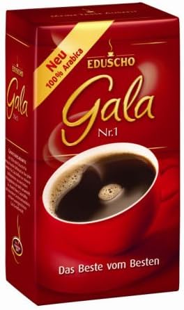 2 Packs Eduscho Gala Nr. 1 Ground Coffee 17.6oz/500g