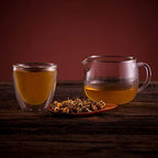 Herbal Tea Gift Box Tealover - Loose tea for true tea lovers - Gourmet specialty - Infusion Selection Basket - Camomile 20g Passion Flower 30g Peppermint 10g Lemon Grass 20g Rooibos 30g
