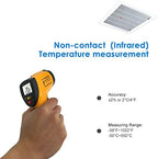 Helect (NOT for Human) Infrared Thermometer, Non-Contact Digital Laser Temperature Gun -58°F to 1022°F (-50°C to 550°C) with LCD Display