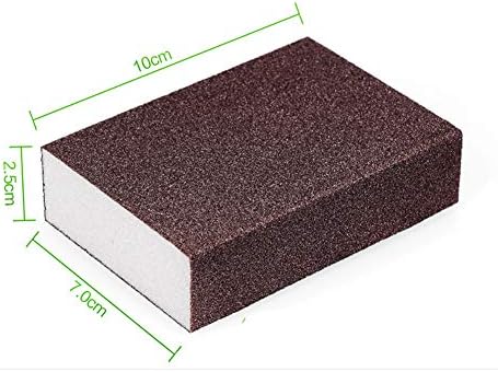 Qovydx 10 Pack Carborundum Sponges Nano Magic Emery Cleaning Sponge Rust Sponge for Pots and Pans Rust Remover Carborundum Nano Sponge
