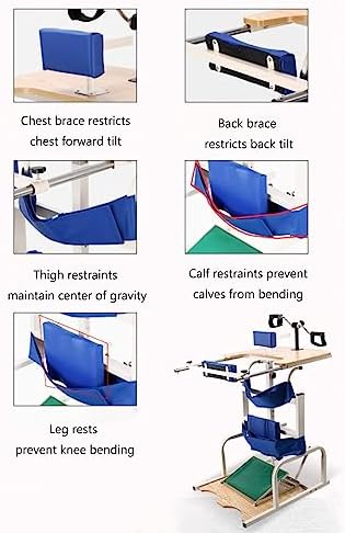 Lower Limb Rehabilitation Training Stand Frame for Disabled with Cerebral Palsy/Disability - Standing Walk Aid & Support Walker Under Armpits