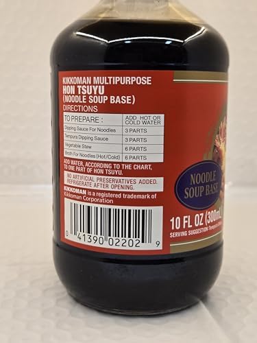 Kikkoman Hon Tsuyu (soup & Sauce Base), 10 Fl Oz (Pack of 3)