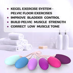 FENHUA Kegel Exercise System–Pelvic Floor Strengthening- Set of 6 Premium Silicone Kegel Exercise Weights & Control with Training Kit for Women: Beginners & Advanced