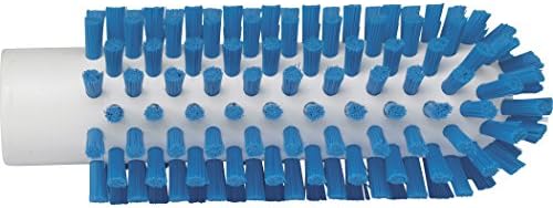 Vikan 5380-50-3 Stiff Tube Brush, Polyester, 2" x 5-3/4" OAL, Blue