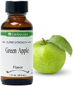 LorAnn Oils Super Strength Flavoring - Used For Candy Making, Flavoring, Baking, Hard Candy, & Flavor Oils - Bold, Natural Flavors 4X Stronger Than Extracts - Green Apple, 1 fl oz