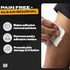Skin Grip Adhesive Remover Wipes - 50 Ct | Medical Adhesive Remover for Skin | Dexcom Patch Removal | Skin-Friendly Adhesive Removal Wipes | Ostomy Adhesive Remover Wipes | CGMs & Sensor Cleanup