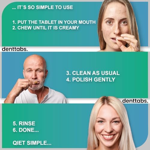 Denttabs tablets for teeth cleaning 125 pc.