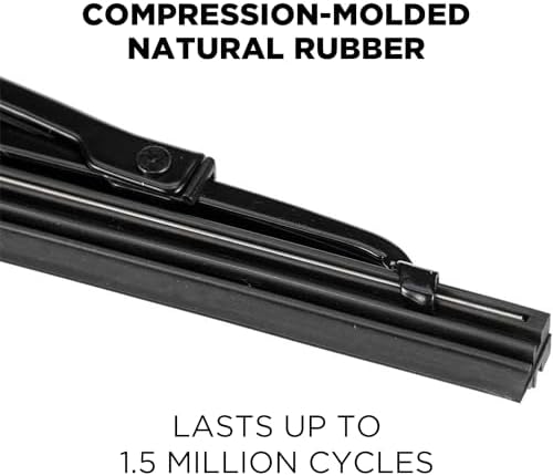 ClixWipers Heavy Duty 2-Pack 36" + 36" Replacement Windshield Wiper Blade for Truck, Bus, RV, and Equipment - Fits .5 to 2/3 Inch Saddle Arms (Set of 2)