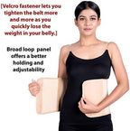 Wonder Care Abdominal Binder for Men and Women/Postpartum Post-Operative Post-Surgery Wrap/Abdomen Navel Umbilical Hernia Support Belt (M)