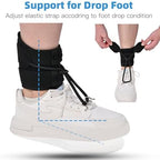 Tenbon AFO Foot Drop Brace for Walking with Shoes & Sandals, Adjustable Dorsiflexion Assist Support for Improved Gait, Lightweight Drop Foot Orthosis for Daily Recovery, Fits Left or Right Foot