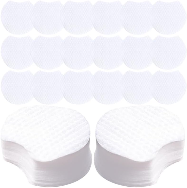 Semi-Circular Unloading Cotton Pads - Disposable Makeup Remover Rounds for Daily Cleansing Soft and Thick Face Wipe Pads 2.28 X 2.28 Inch Perfect for Makeup Removal